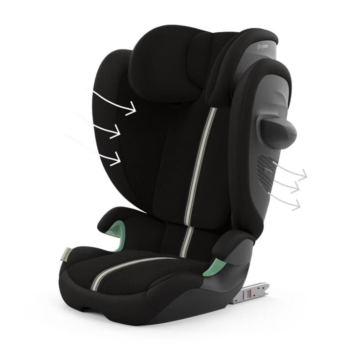 Seggiolino per bambini Cybex Solution G2 i-Fix Plus 100-150 cm Gold Moon Black (3-12 anni) - 3
