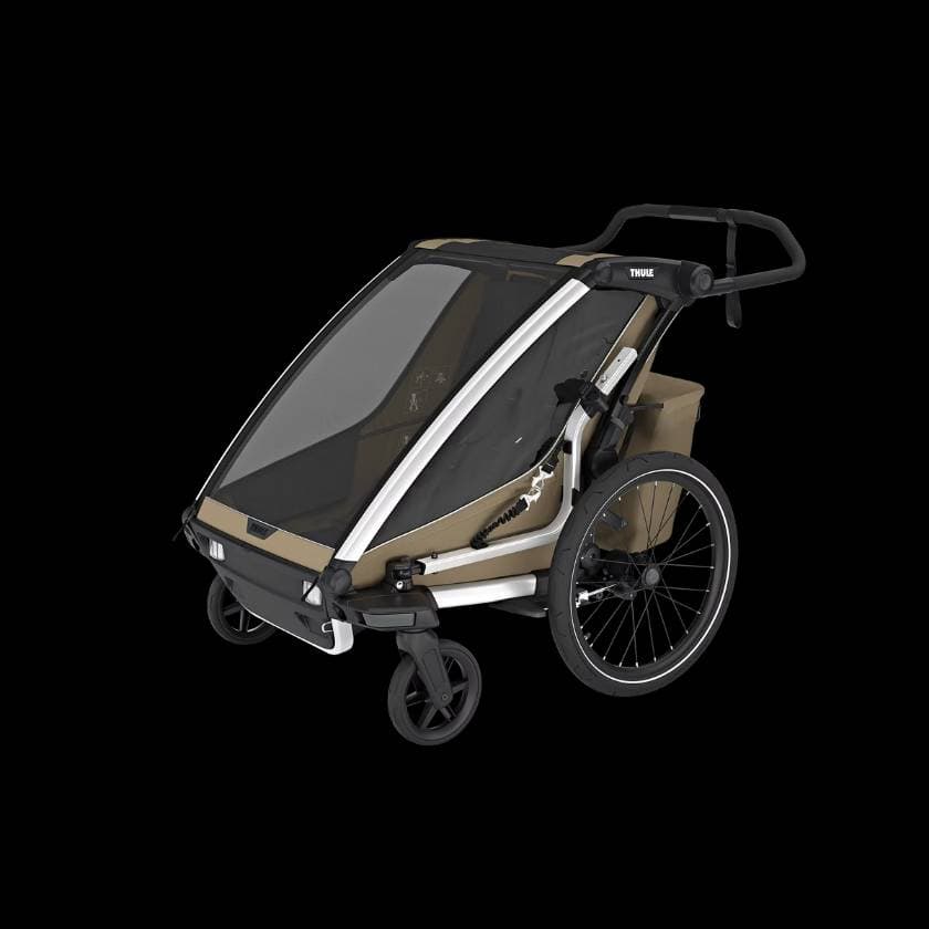 Double jogging Stroller & Bike trailer - 2