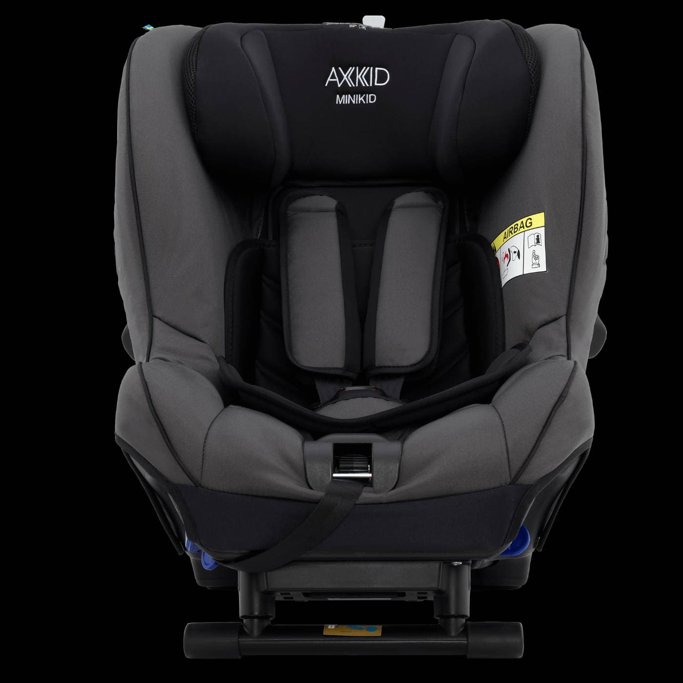 Axkid Minikid 2 - Seggiolino auto - fino a 6 anni - Parte posteriore estesa (25 kg/125 cm) - Solo RF. Installazione della cintura di sicurezza. - 2