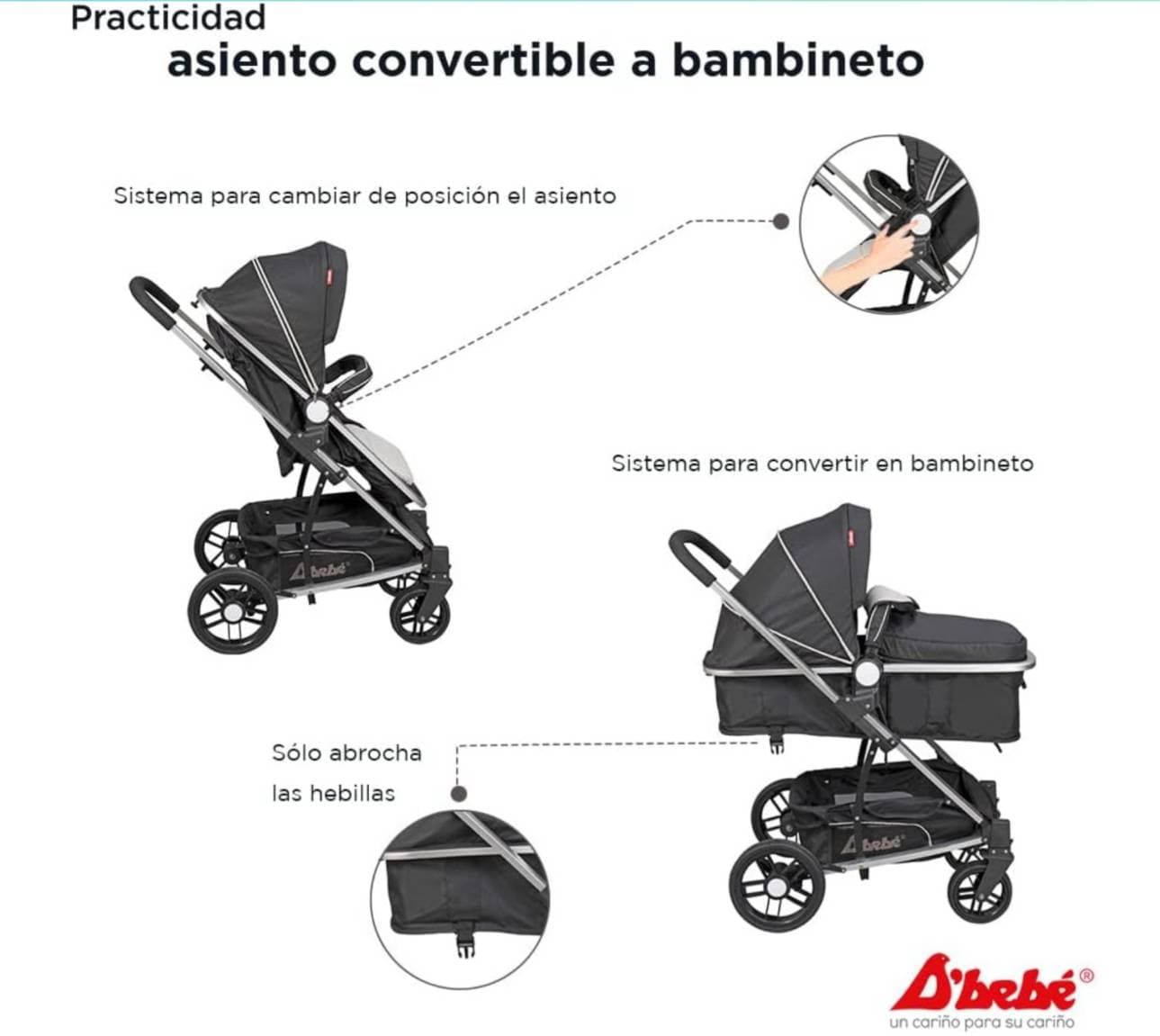 Carreola con bambineto