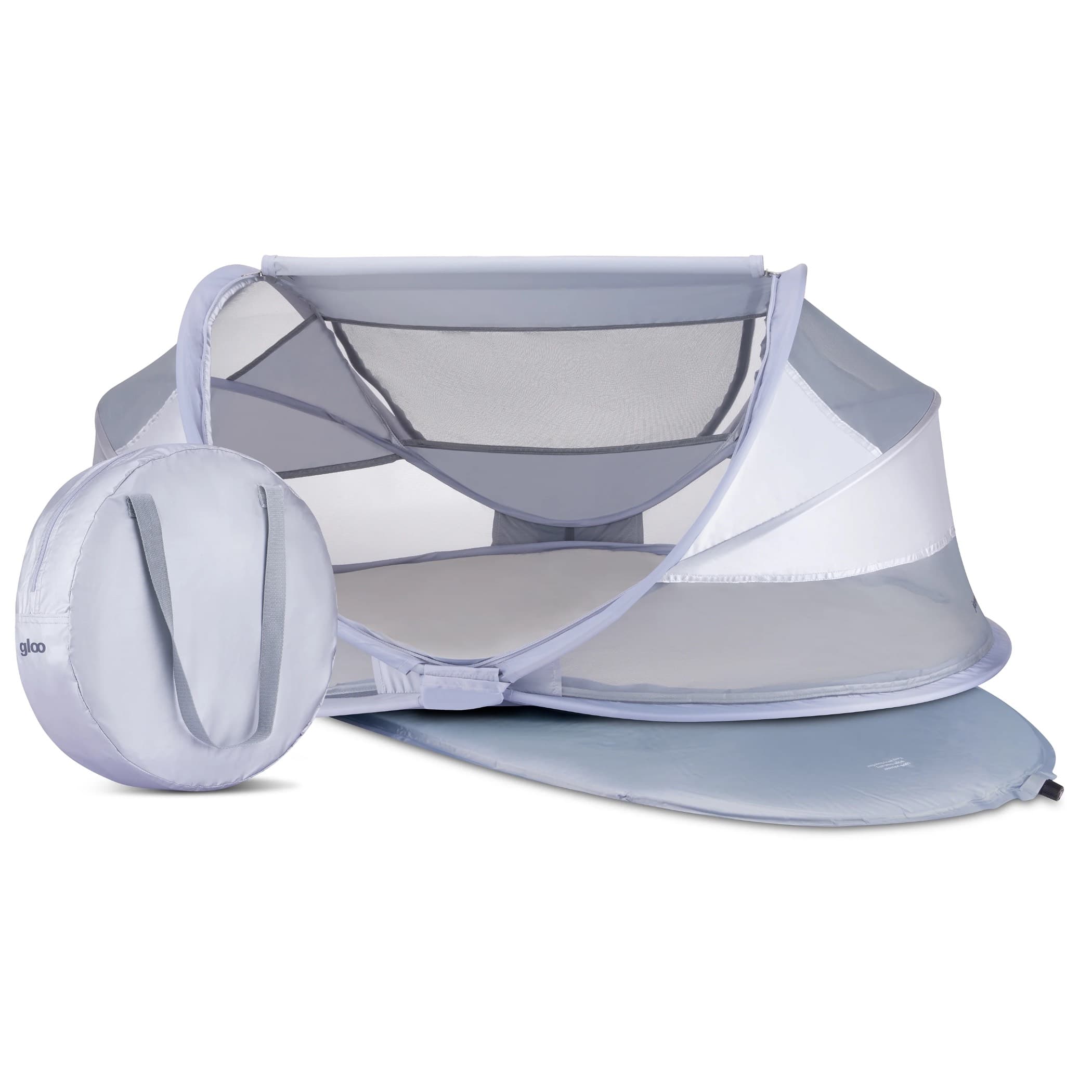 Joovy® Gloo™ Large Inflatable Travel Bed – Metallic Silver