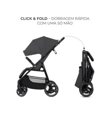 Kinderkraft Stroller (Grey) - 2