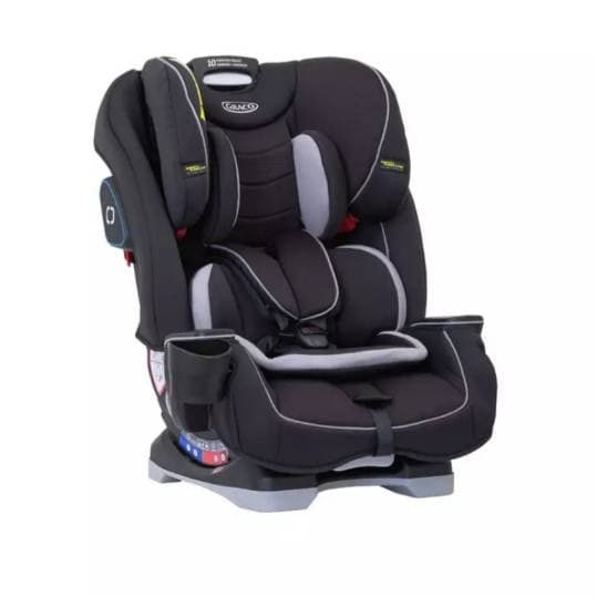 Graco slimfit car seats birth to approx. 12 years (0-36kg).