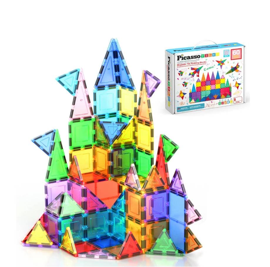 Picasso Magnetic Tiles - Set of 60 - 2