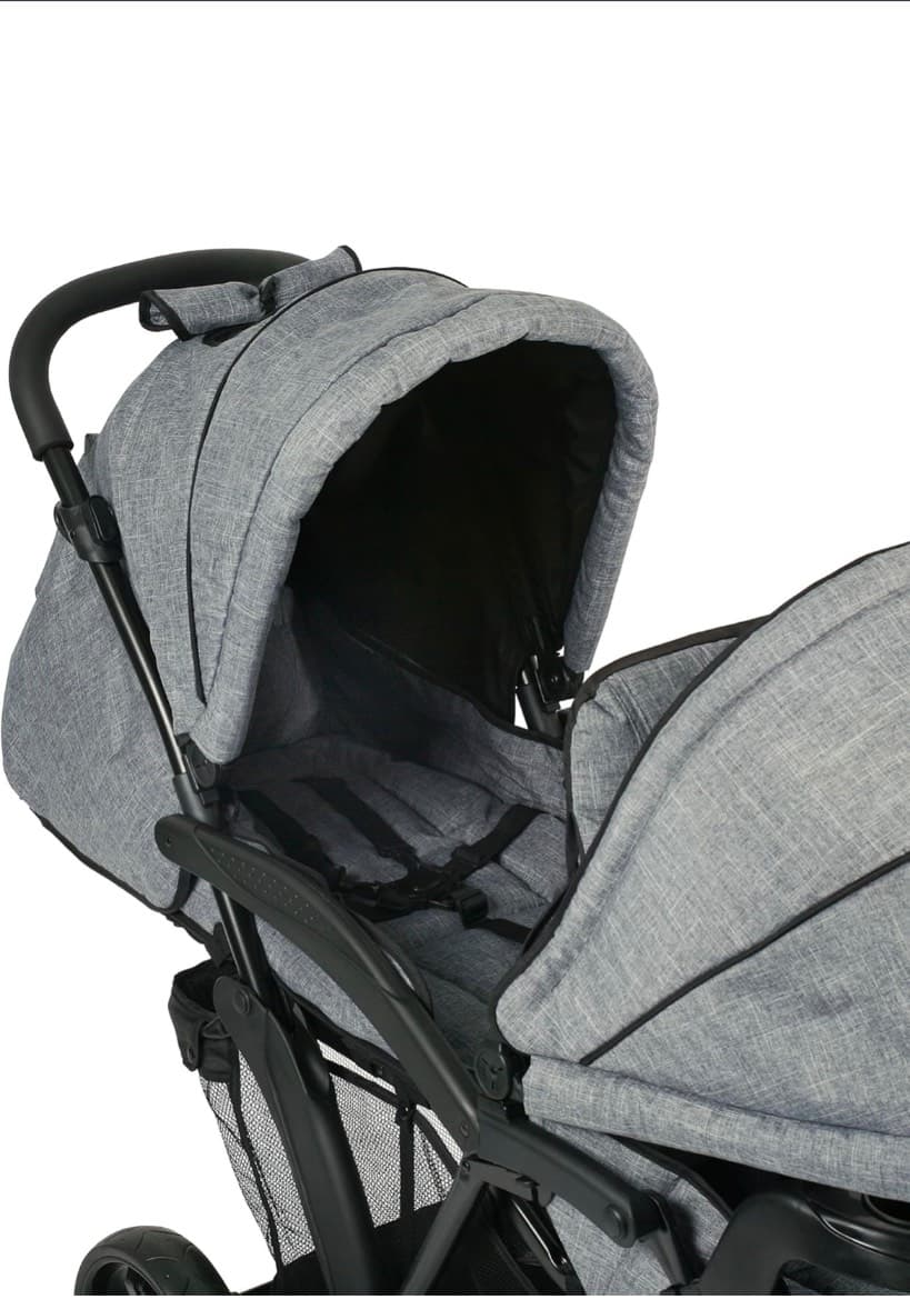 Chic 4 Baby Doppio — Comodo passeggino gemellare/matrimoniale per fratelli e sorelle - 3