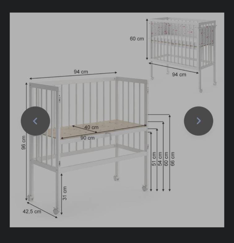 Lettino cosleeping legno - 3