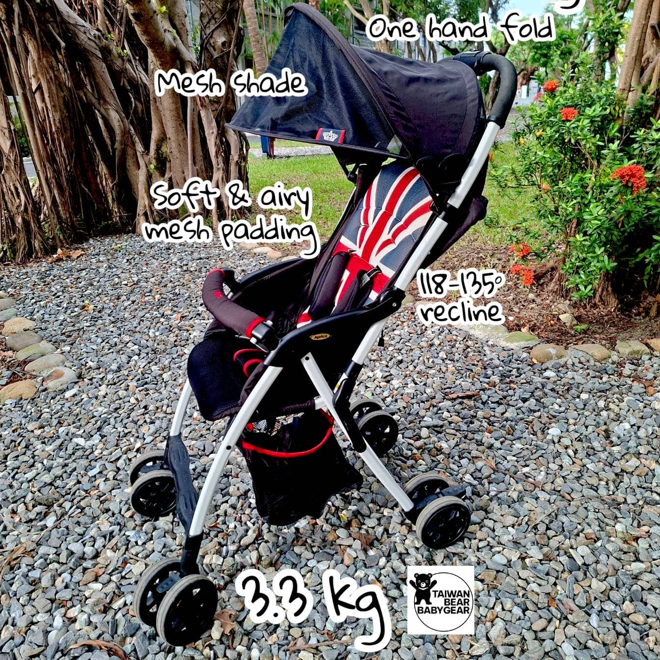 Aprica Light Weight Stroller (max 15kg/36mo)