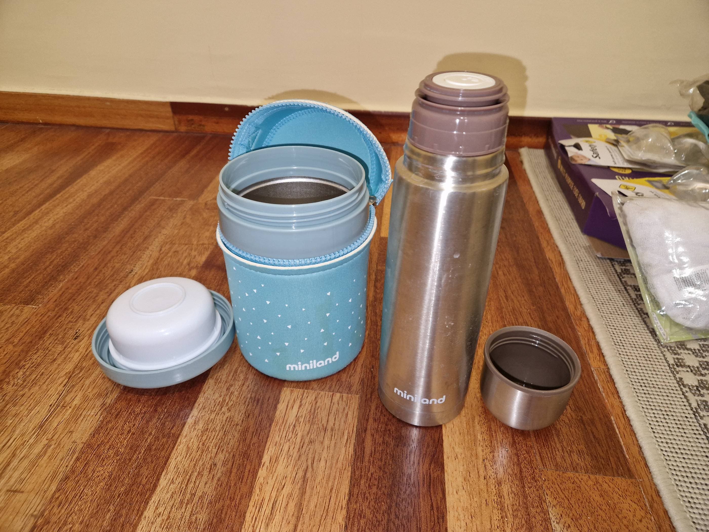 Miniland food & liquid thermos containers