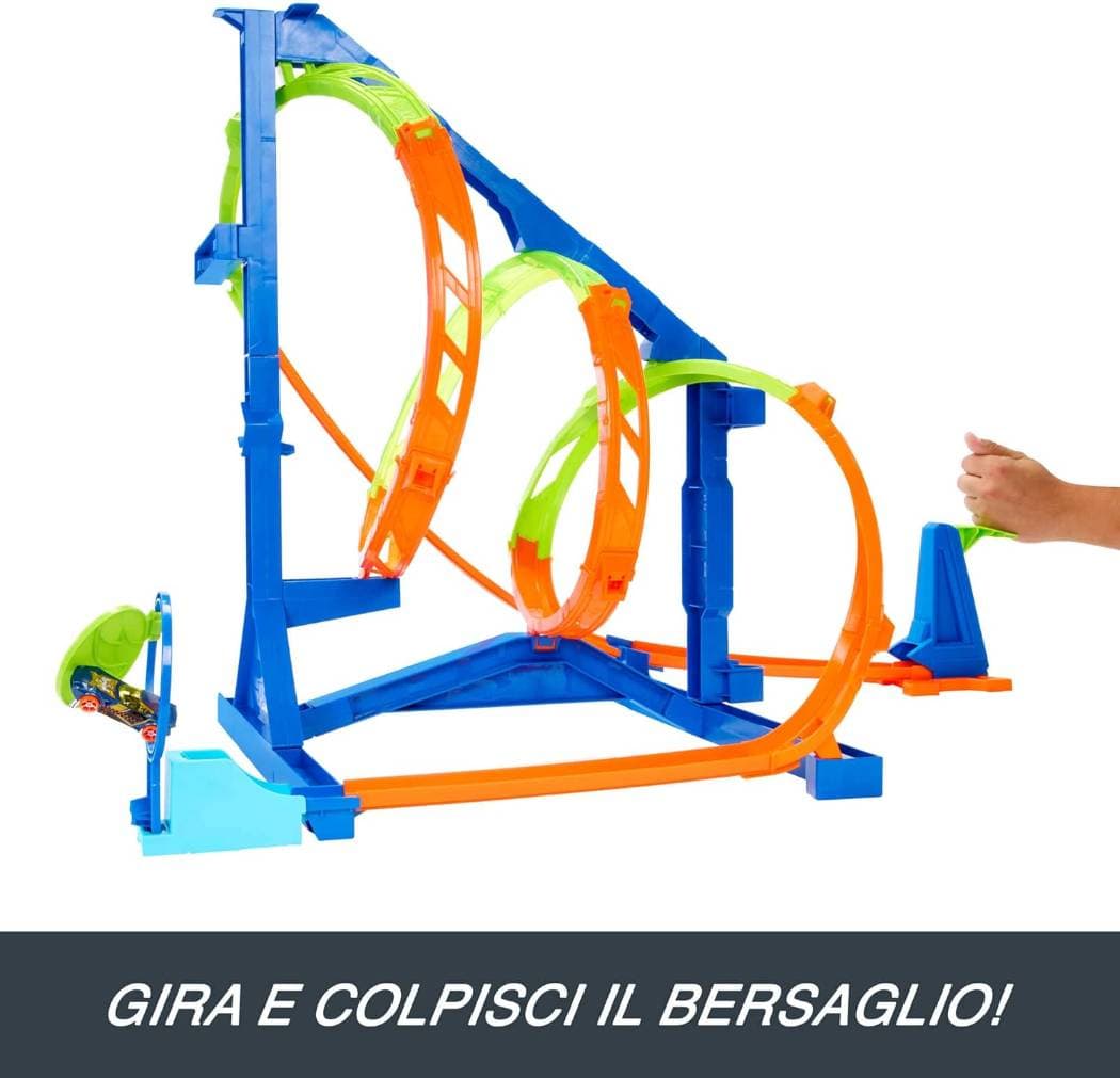 Hot Wheels - City Caserma dei Pompieri con Super Loop, con 1 macchinina - 2