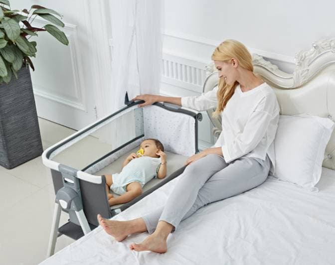 Attached crib