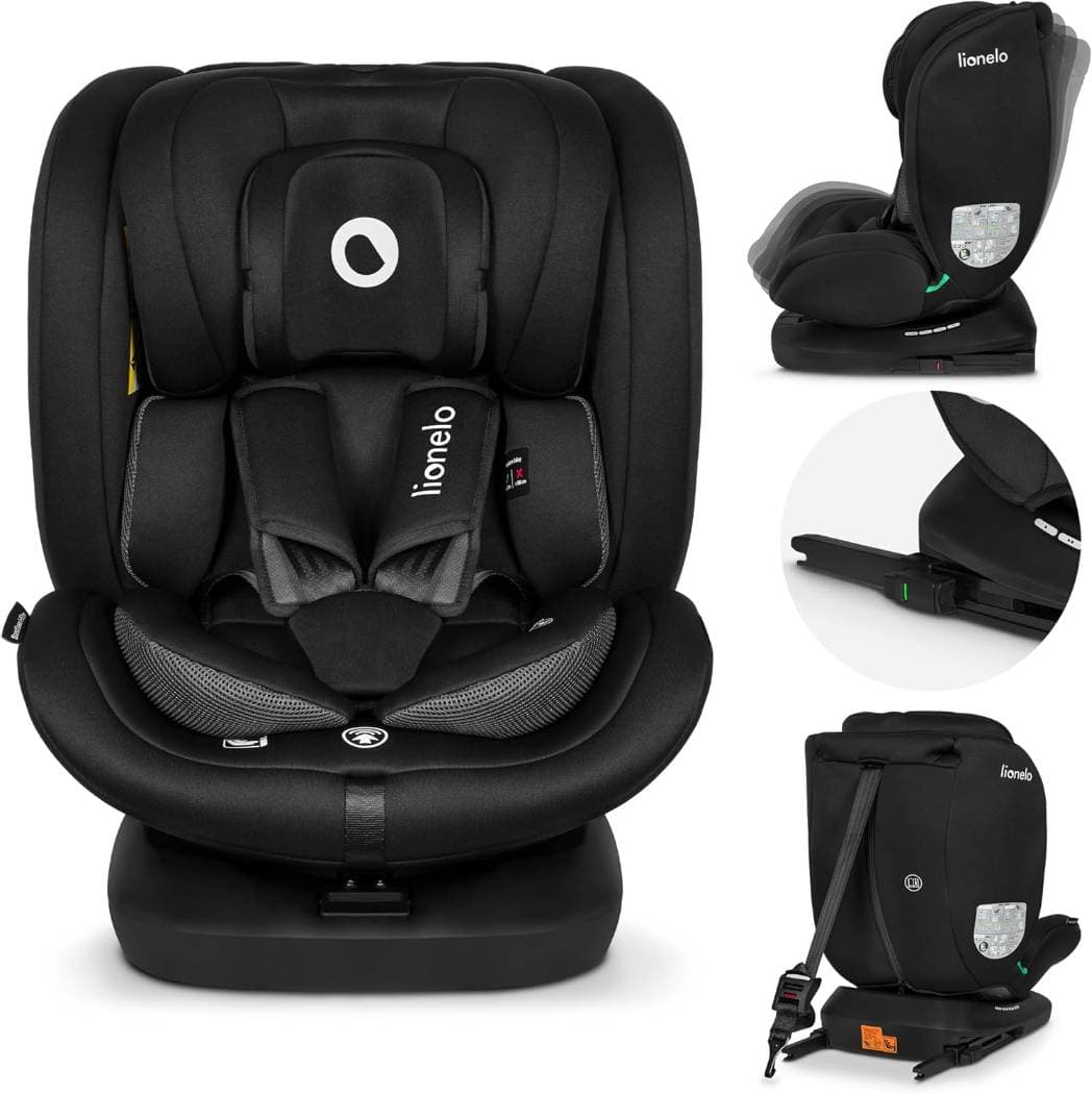 Seggiolone Auto Lionelo 0-12 Anni (40-150 cm) con ISOFIX - 2
