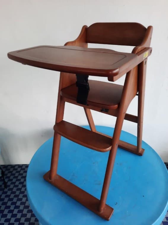 Solid Wood High Chair - 2