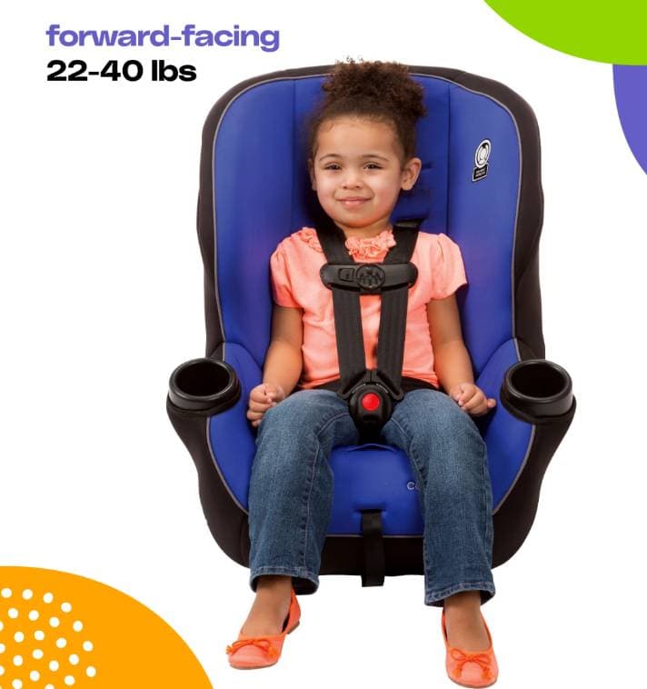 Cosco Onlook 2-in-1 Convertible Car Seat / 5 - 40 Lbs - 3