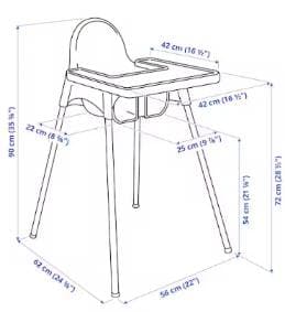Highchair with trail - 2