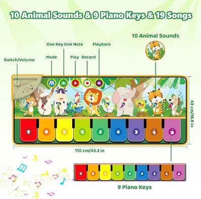 Rodzon- Tappeto musicale per bambini - 2