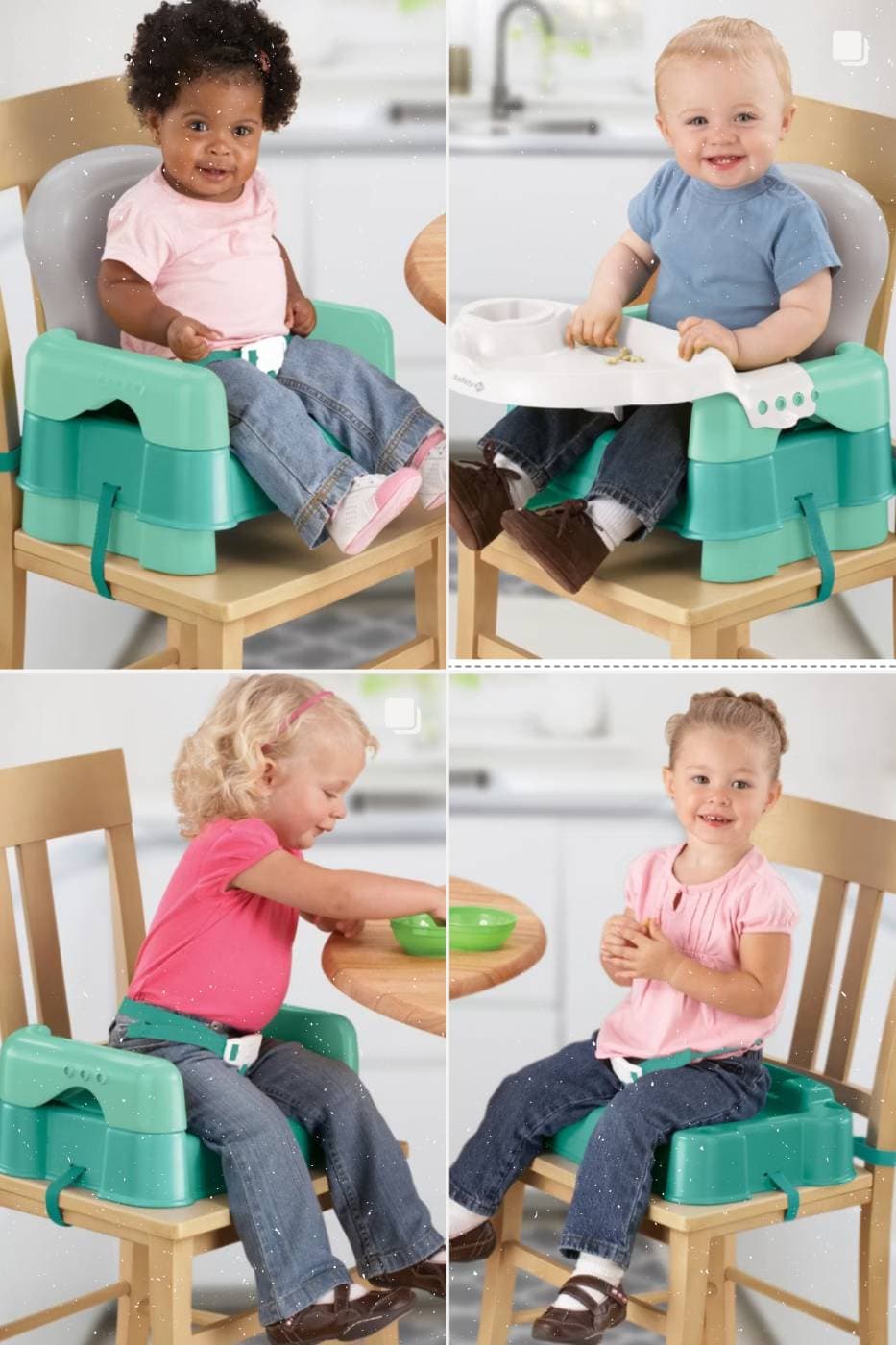Seggiolino rialzato Safety 1st Sit, Snack & Go - Verde - 3