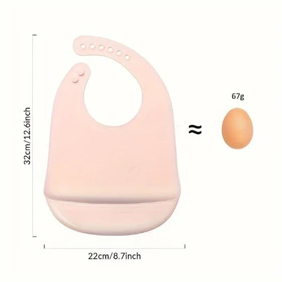 Bavaglini per neonati in silicone per uso alimentare - 2