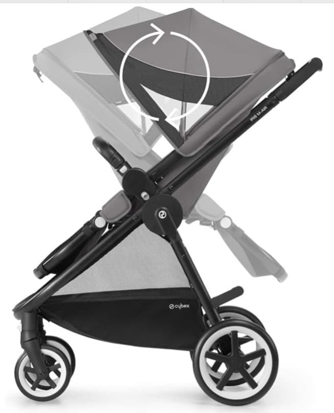 Cybex Iris M-Air denim stroller/pram for kids, color blue - 3
