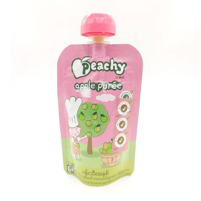 Apple puree pouch