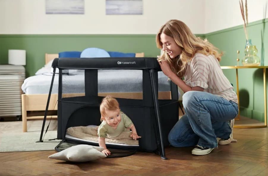 3 in 1 super stylish Travel cot (kinderkraft) - 2