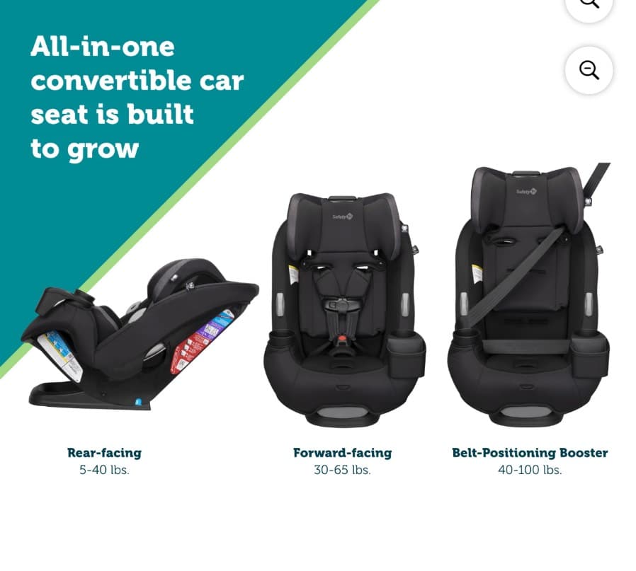 Safety 1st Seggiolino auto tutto in uno Grow and Go - 3