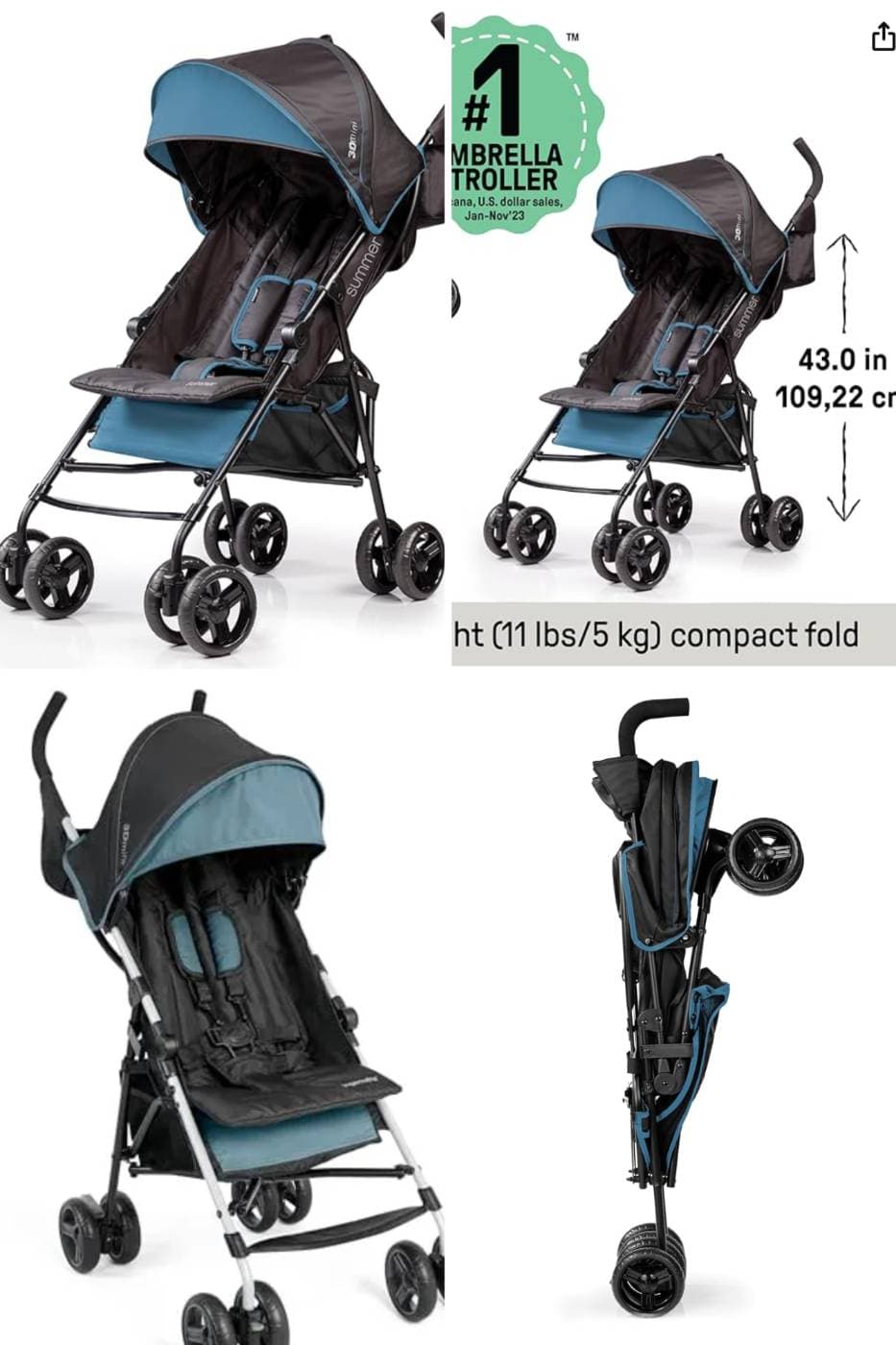 Passeggino Summer by INGENUITY 3D Mini Convenience - 4