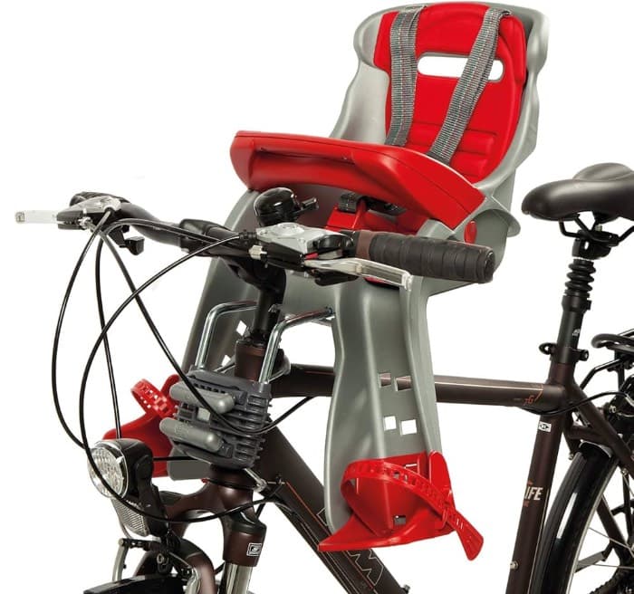 Front bicycle seat with attachment - Seggiolino bicicletta anteriore con attacco