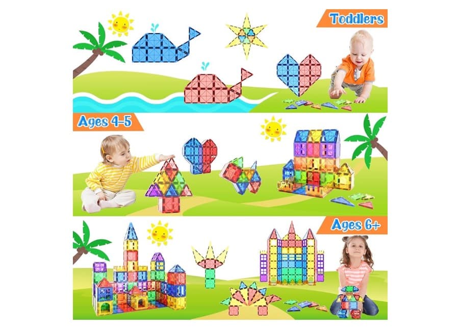 Construcciones bloques magnéticos coodoo - 3