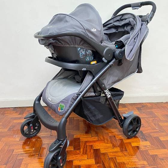 Joie Muze LX w Infant Car Seat - Dark Pewter Grey