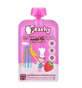Strawberry – Banana smoothie pouch