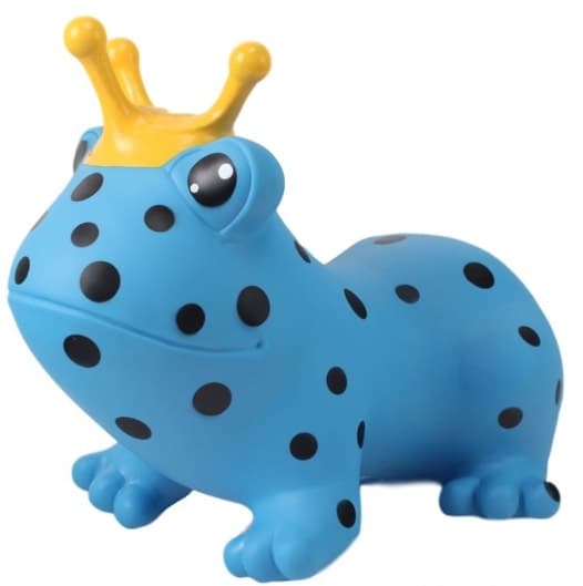 Jumpy Inflatable Blue Frog