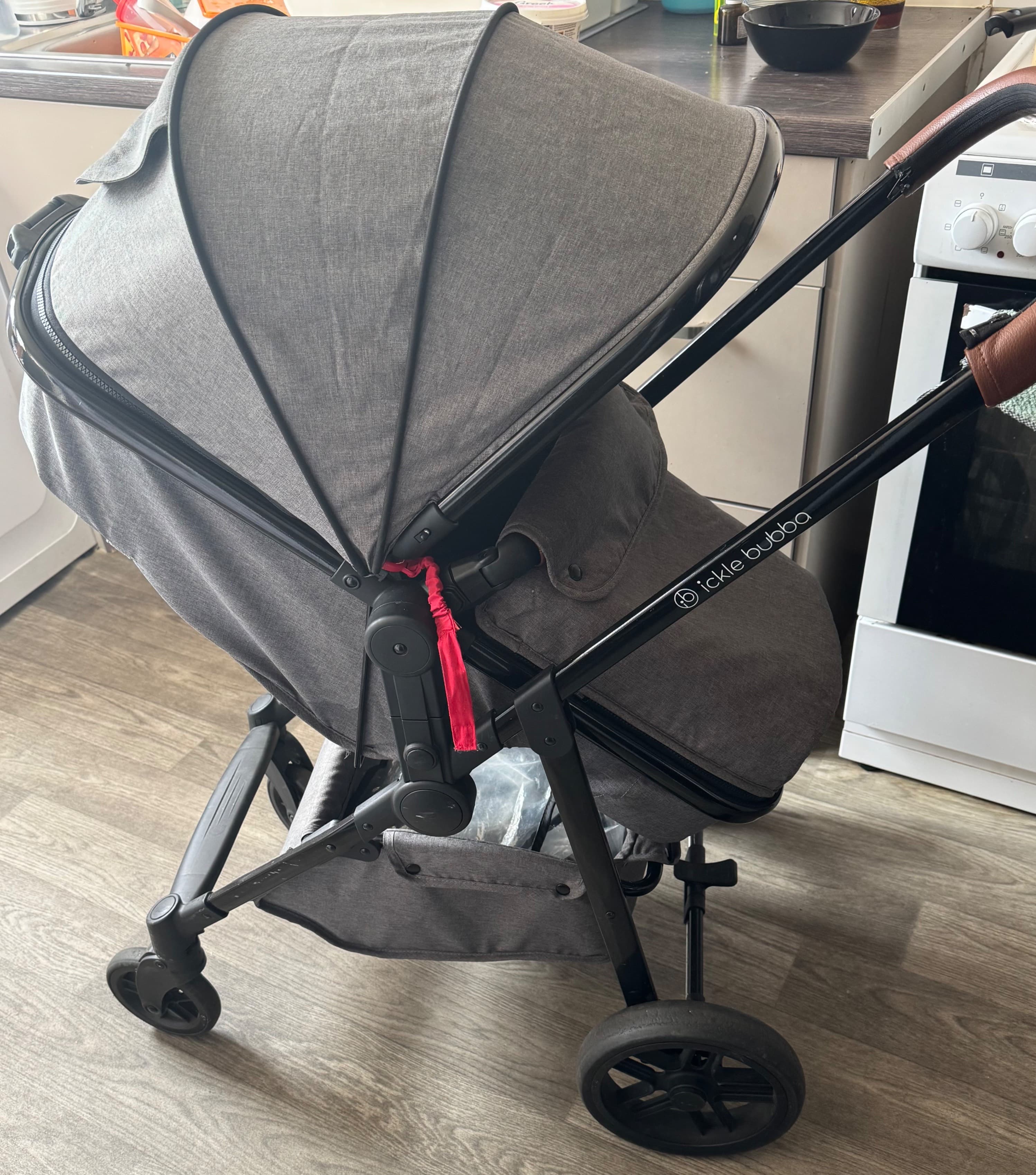 Sistema da viaggio 3 in 1 Ickle bubba Moon (grigio)/15 kg max - 3