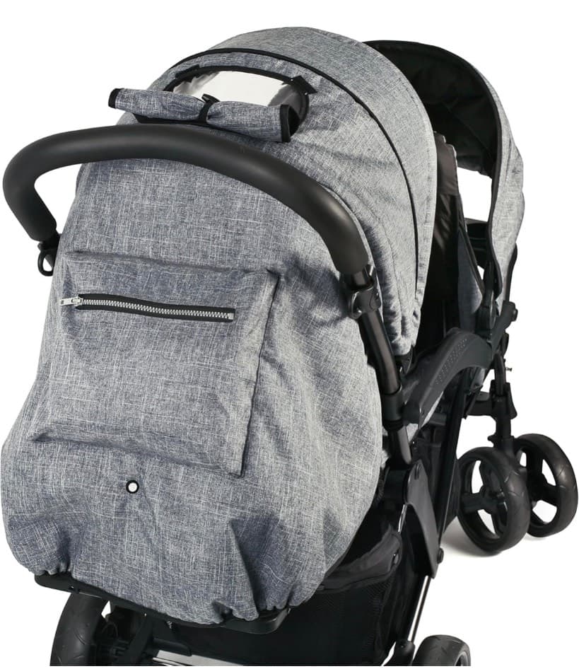 Chic 4 Baby Doppio — Comodo passeggino gemellare/matrimoniale per fratelli e sorelle - 4