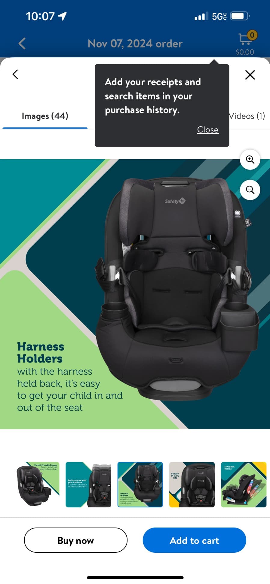 Safety 1st Seggiolino auto tutto in uno Grow and Go - 2