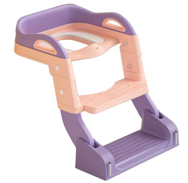 Potty Training Seat Ladder, Increase Stability, Non-slip, 3-in-1 Portable Toilet Seat