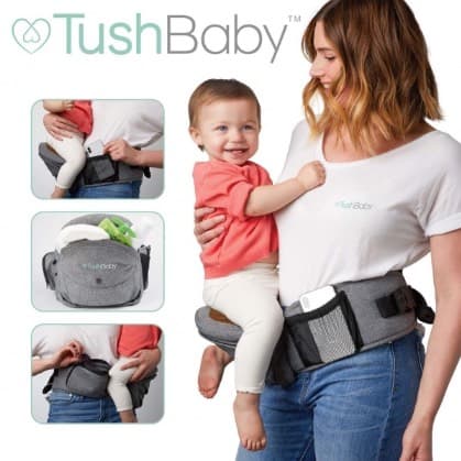 Tushbaby - Safety-Certified Hip Seat Baby Carrier up to 44lbs - 3