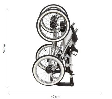 Classic Baby Stroller Turran with modern air wheels. - 3