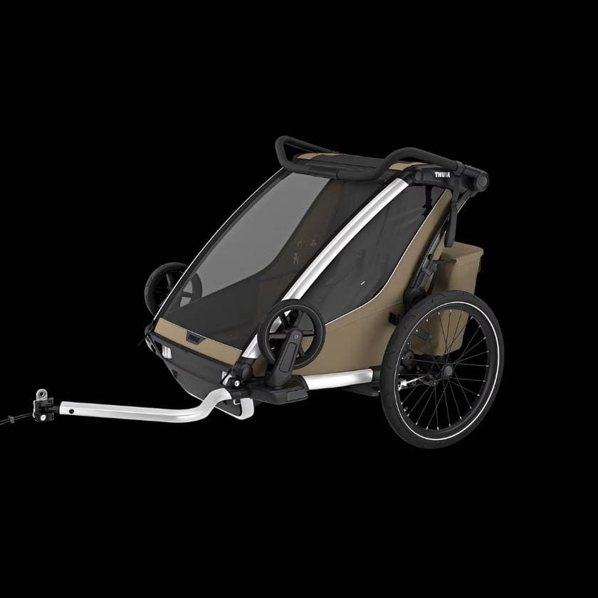 Double jogging Stroller & Bike trailer - 4
