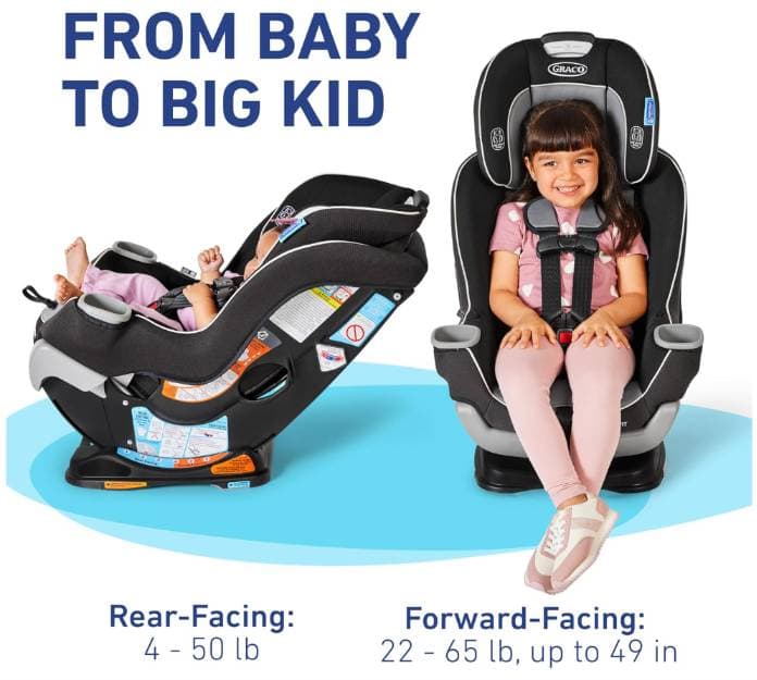 Seggiolino auto convertibile Graco Extend2Fit - 2