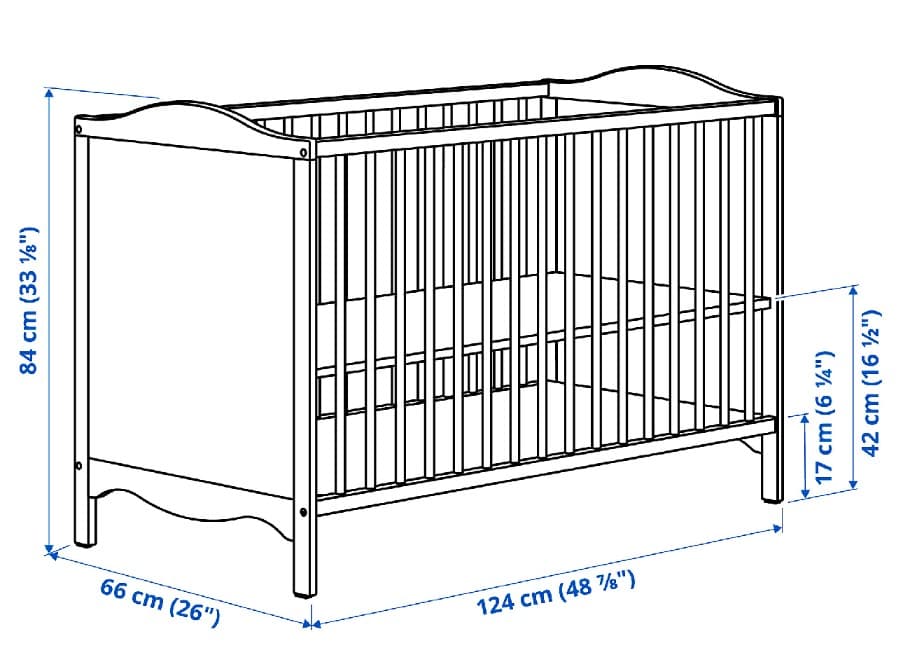 Wooden Crib - 2