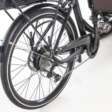 CARGOBIKE con 2 batterie grandi/Ottimo trasporto/Prezzo di noleggio più basso/Parapioggia per mantenere i tuoi piccoli asciutti! - 3