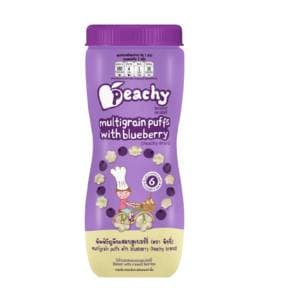Baby SNack Multigrain "puffs" with Blueberry