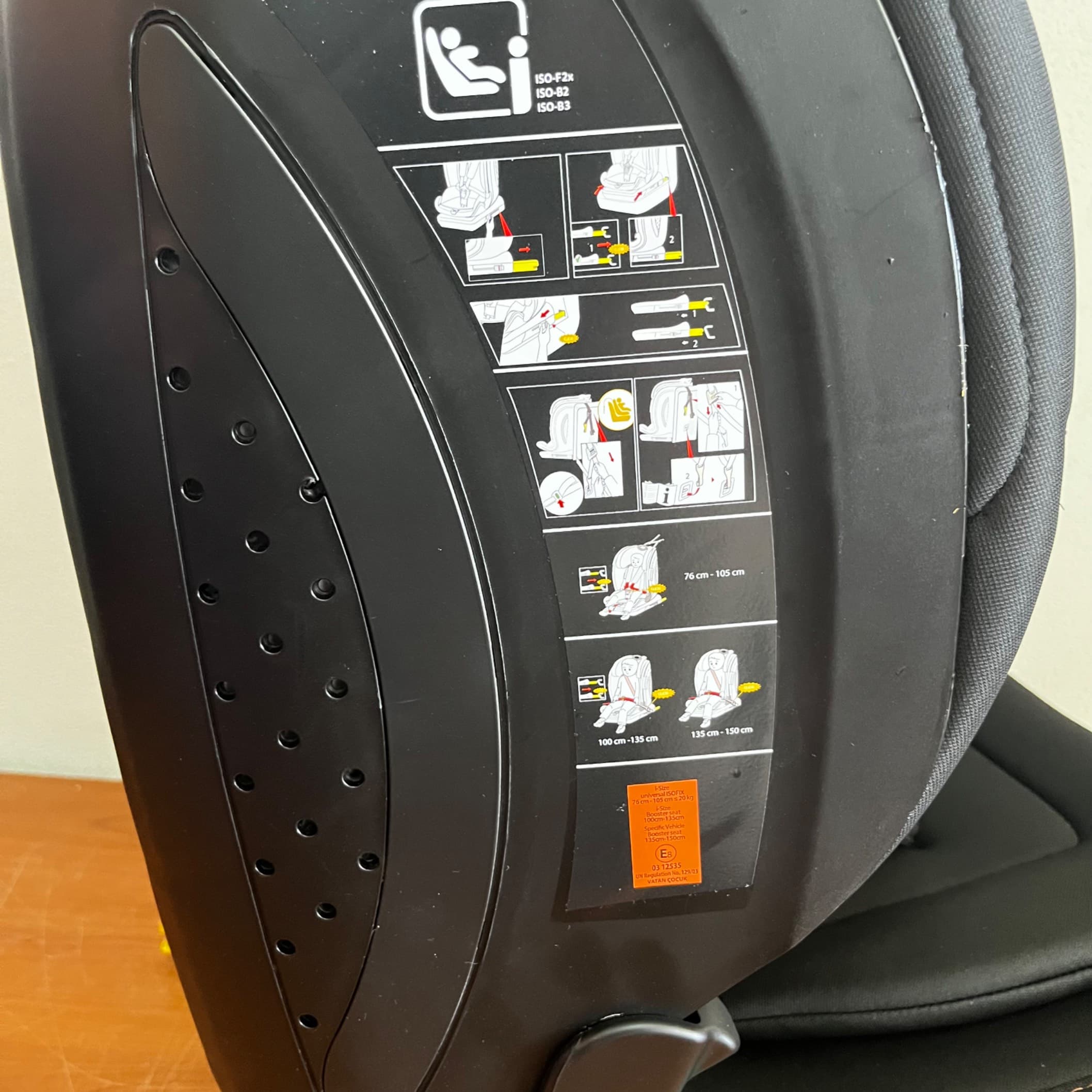 N92 Car Seat isofix (76cm- 150cm) - 3