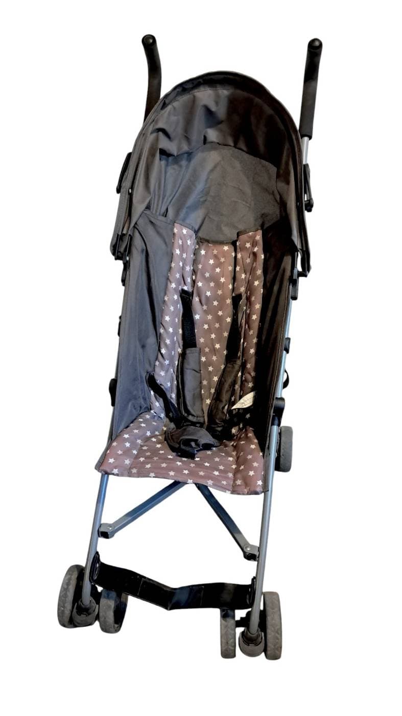 Lightweight Foldable Baby Stroller with Star-Patterned Seat