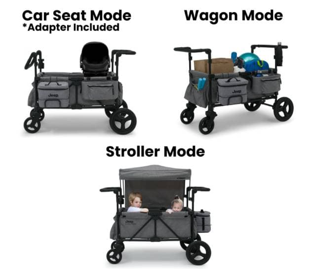 Jeep Stroller Wagon – 2 posti - 4
