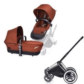 Cybex priam all terrain autum, kids stroller 2in1 model with bassinet, plus extra tray - 3