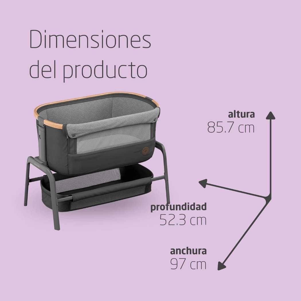Lettino per neonati Maxi-Cosi Iora, Co-Sleeper, 0 - 6 mesi, max. 9 kg - 3