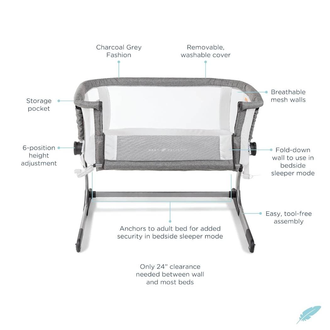 Baby Delight Beside Me Dreamer Bassinet & Bedside Sleeper - 2