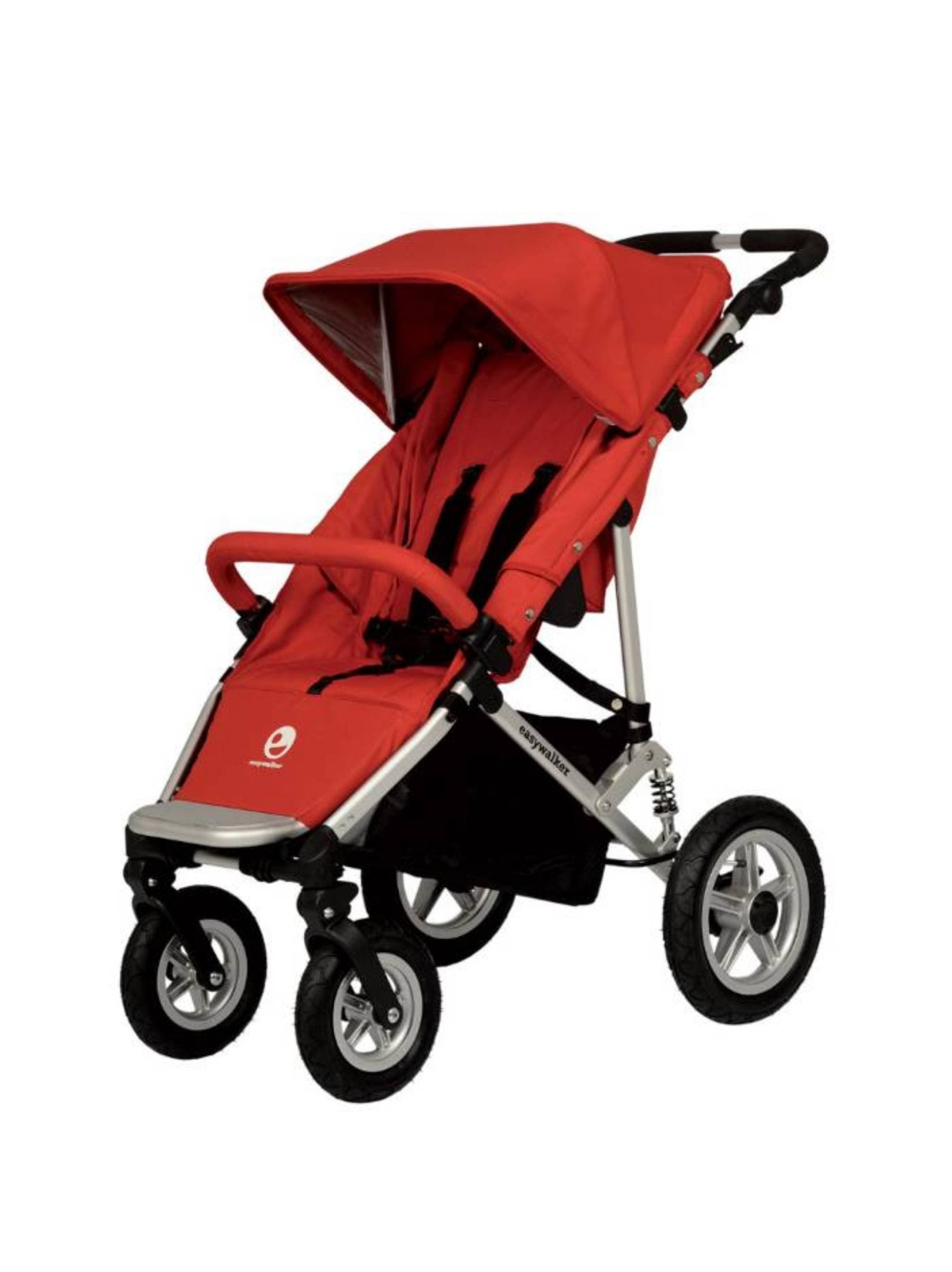 Easywalker Qtro – 3-in-1 Stroller with Carrycot & Car-Seat Adapters (Compact Fold, Washable Covers)