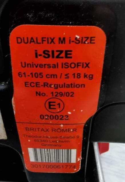 Britax Römer Dualfix M i-Size Isofixed (9-18 kg) - 2